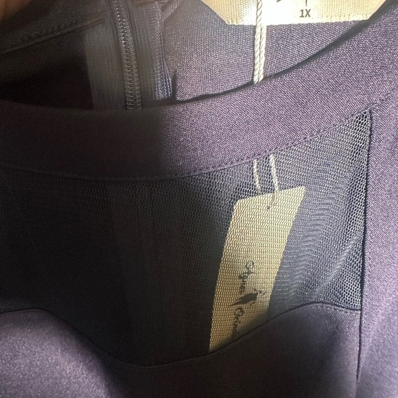 Agnes Orinda Navy Top New With Tags - Picture 5 of 8